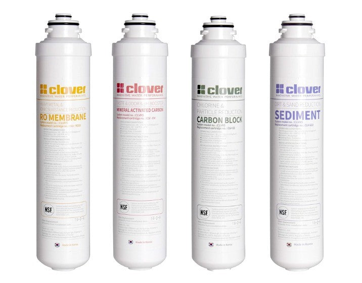 Aquverse Clover Replacement Filter Sets for Under-Sink RO System