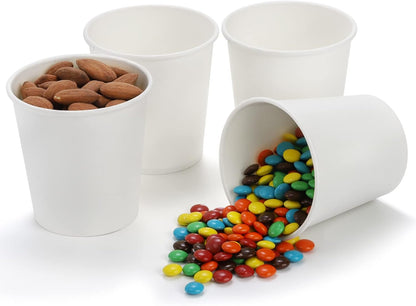 300 Pack of Disposable/Recyclable 7oz White Paper Cups for Water, Juice, Coffee or Tea