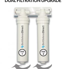 dual filtration upgrade for bottleless coolers